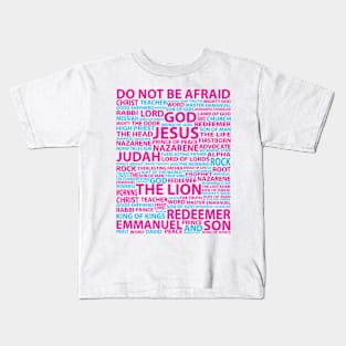 Jesus: Cherished Names Blueprint Kids T-Shirt